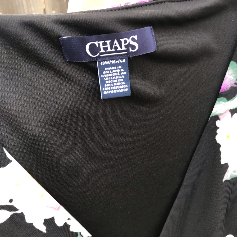SOLD Chaps Floral Dress - Picture 7 of 7